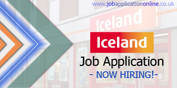 Iceland Foods Job Application
