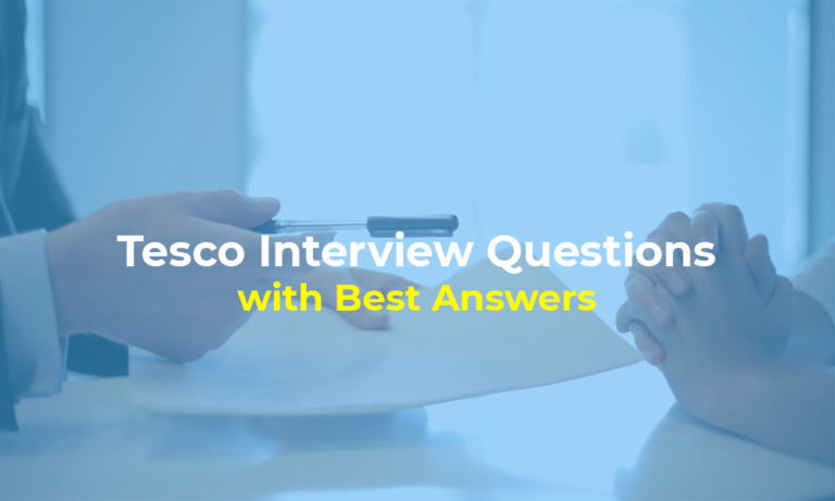 Interview questions for tesco jobs