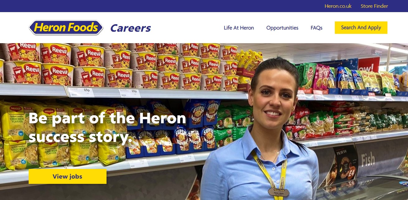 Heron Foods Career Page